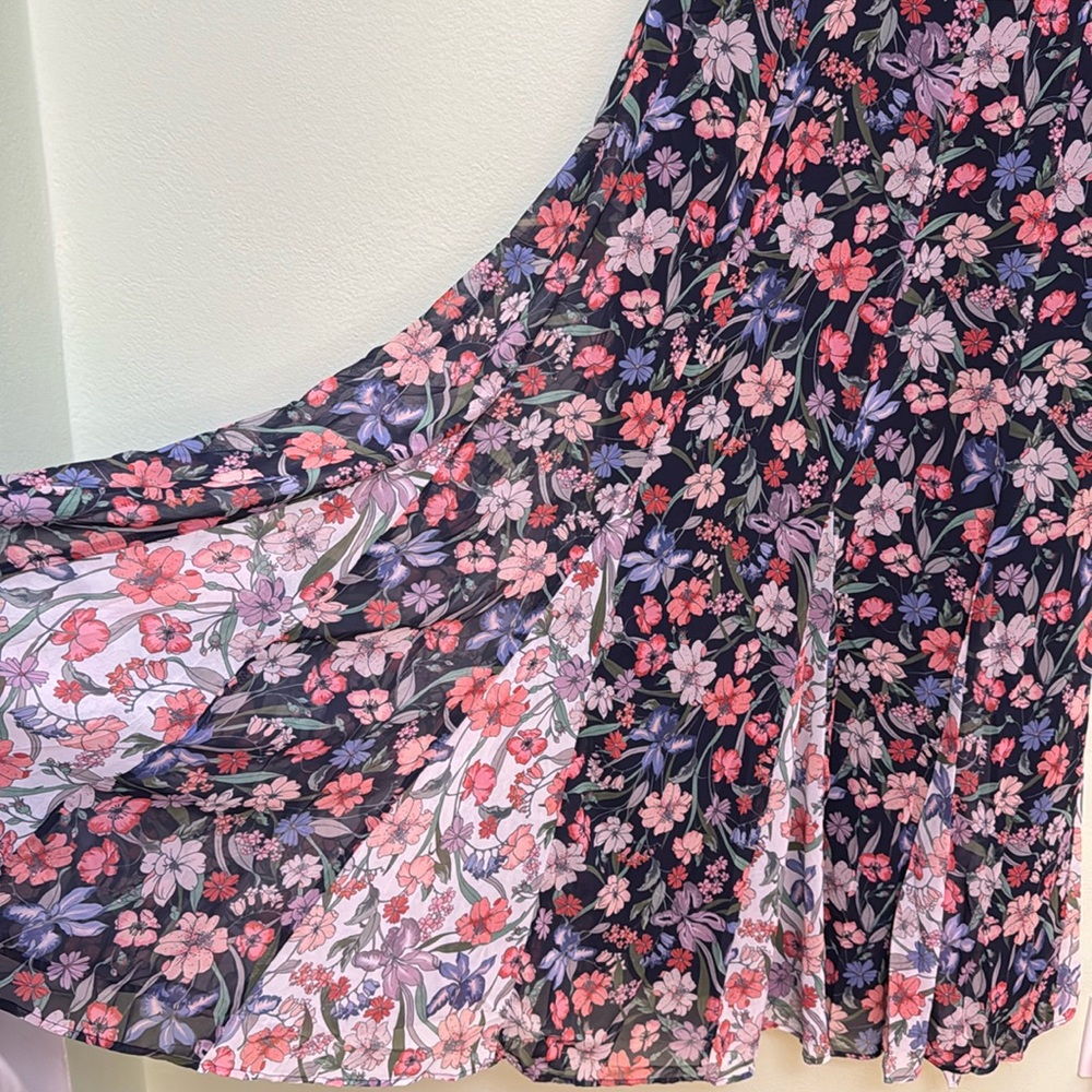 Anthropologie 12 Hutch Belinna Sleeveless V-Neck Godet A-Line Maxi Dress - Picture 8 of 13